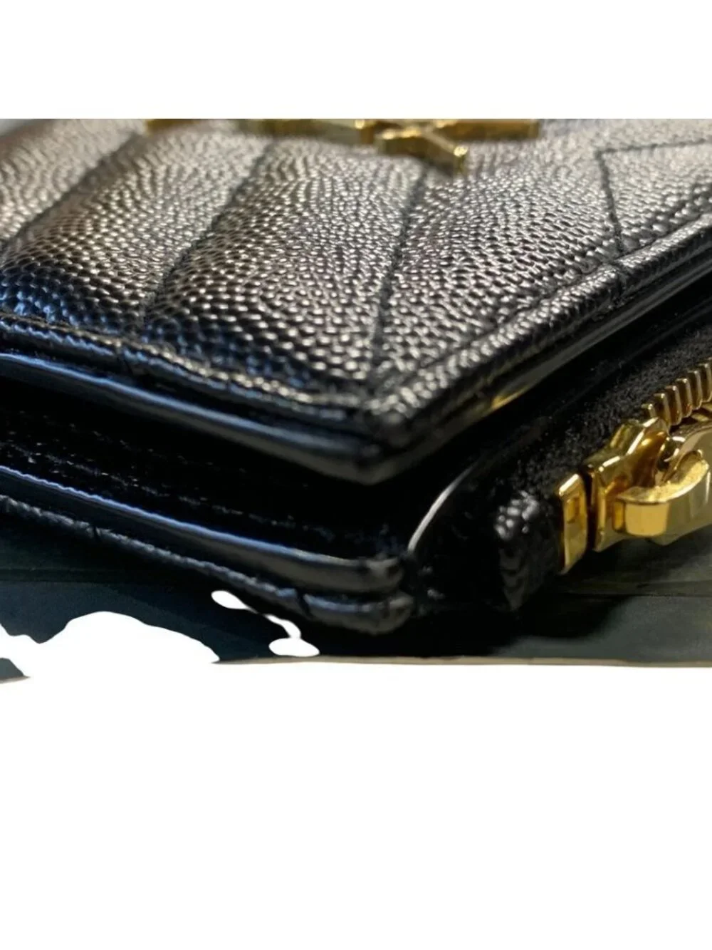 Saint Laurent Bifold Wallet Monogram Calfskin